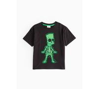 Halloween Simpsons Glow In The Dark Bart Print T-Shirt 5 years