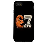 Halloween Six Seven 6 7 Meme Jack O Lantern 6-7 Pumpkin Case for iPhone SE (2020) / 7/8