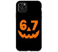 Halloween Six Seven 6 7 Meme Jack O Lantern 6-7 Pumpkin Face Case for iPhone 11 Pro Max