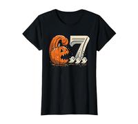 Halloween Six Seven 6 7 Meme Jack O Lantern 6-7 Pumpkin T-Shirt, Women, Black, Small