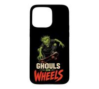 Halloween Skateboarding Ghouls On Wheels Spooky Ghoul Case for iPhone 15 Pro Max