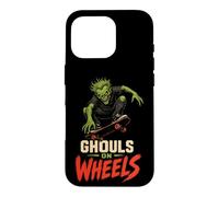 Halloween Skateboarding Ghouls On Wheels Spooky Ghoul Case for iPhone 16 Pro