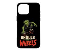 Halloween Skateboarding Ghouls On Wheels Spooky Ghoul Case for iPhone 16 Pro Max