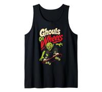 Halloween Skateboarding Ghouls On Wheels Spooky Ghoul Tank Top