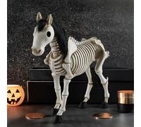 Halloween Skeleton Animals Decor, Skeleton Animals Crazy Bones for Indoor and Outdoor, Spooky Scary Skeletons Halloween Decorations for Outdoor Garden Lawn Party Indoor Home (horse)