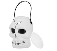Halloween Skeleton Candy Bucket, Halloween Skull Candy Holder, Spooky Treat Bucket, Skeleton Hand Basket, Halloween Trick Or Treat Candy Pail Parties Decoration Favors Skull, for Boys Girls, 17x11CM