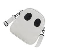 Halloween Skeleton Color Blocking Crossbody Bag Practical PU Satchel Lightweight Small Purse for Party Outfit Punk Styles Color Contrast Bag