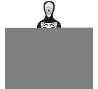 Halloween Skeleton Costume For Kids - Halloween Glowing Skeleton Costume For Kids | Cosplay Bodysuit With Gloves And Hood For School Masquerade Party Holiday