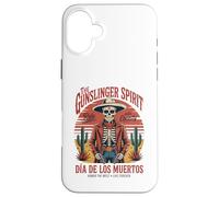 Halloween Skeleton Cowboy Mexican Culture Case for iPhone 16 Plus