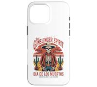 Halloween Skeleton Cowboy Mexican Culture Case for iPhone 16 Pro Max