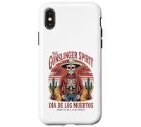 Halloween Skeleton Cowboy Mexican Culture Case for iPhone X/XS