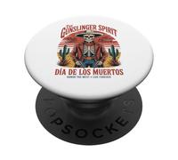 Halloween Skeleton Cowboy Mexican Culture PopSockets Adhesive PopGrip