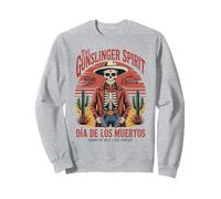 Halloween Skeleton Cowboy Mexican Culture Sweatshirt