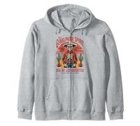 Halloween Skeleton Cowboy Mexican Culture Zip Hoodie