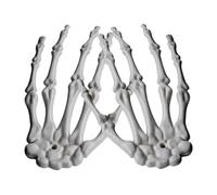 Halloween Skeleton Decoration, Skeleton Claws Decoration for Halloween, Prank Props, Fake Arms, Hanging Decoration for Fireplace, Desk, Windowsill, Film Night