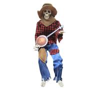 Halloween Skeleton Decorations Funny Scary Joint Adjustable Musical Prop