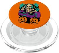Halloween Skeleton DJ Jack-o-Lanterns Vintage-Style Graphic PopSockets PopGrip for MagSafe
