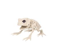 Halloween Skeleton Frog - Frog Shape Skeleton Animal Decorations,Frogs Skeleton Model - Halloween Decor or Educational Toy,Decorative Prop for Indoor Outdoor, Graveyard Decor (8×13×12.5cm)