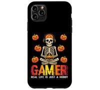 Halloween Skeleton Gamer Real Life Is Just Hobby Video Game Case for iPhone 11 Pro Max