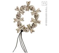 Halloween Skeleton Gothic Creepy Skull Bracelet Pirate Fancy Dress Accessory