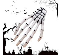 Halloween Skeleton Hair Clips, Unique Skeleton Hand and Eyeball Hair Accessories for Halloween, Perfect Party , Punk Rock Devil Claws Design Fors Kids Adults, Funny Spooky 2.87 x 1.57 cm
