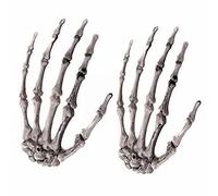 Halloween Skeleton Hand Bone Decoration for Desktop - Unique Weird Ornament for Secret Rooms and Bars - Themed Props Home and (White, One Size)