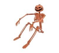 Halloween Skeleton - Life-Size Human Bones Movable Limbs for Graveyard and Porch, Sturdy Scary Display with Weatherproof Design, Skeleton Prop for Garden, Indoor, Patio