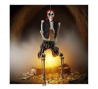 Halloween Skeleton - Life Size Skeleton with Movable Joints,Halloween Decorations Outdoor Poseable Skeleton Full Body Human Bones for Halloweens Outdoor Indoor Garden House Patio (B-165cm)