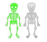 Halloween Skeleton Metal Cutting Die, Stencils, Card Making, Scrapbooking, Photo Album, Paper Crafts, 11.3 cm x 5,5 cm Die Size, D3