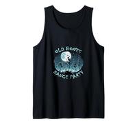 Halloween Skeleton Old Bones Dance Party Tank Top