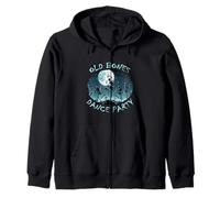 Halloween Skeleton Old Bones Dance Party Zip Hoodie