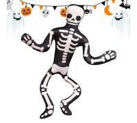Halloween Skeleton - Plush | 40cm | Portable Human Skeleton Stuffed Bone Doll for Kids Homes Sofa Bed Offices Sofa Small Decor Holiday Home Decor