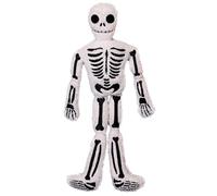 Halloween Skeleton Plush, Soft Full Body Human Bones Stuffed Hugging Pillow Plushies Toy Cute Ghost Skull Doll for Party Prop(40cm/15.7in)