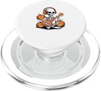 Halloween Skeleton Sitar Sitarist PopSockets PopGrip for MagSafe