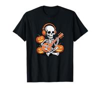 Halloween Skeleton Sitar Sitarist T-Shirt