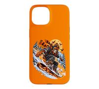 Halloween Skeleton Snowboarder Case for iPhone 15