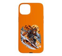 Halloween Skeleton Snowboarder Case for iPhone 15 Plus