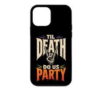 Halloween Skeleton Til Death Do Us Party Spooky Season Funny Case for iPhone 12 mini