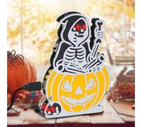 Halloween Skeleton Witch Pumpkin Soldering Kit - DIY Electronics Project with 5 Lighting Effects & Scary Music, Ideal Soldering Practice Kit for Hobbyists Teens Adults & Halloween Decorations