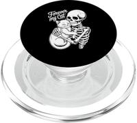 Halloween Skeleton With Cat Forever My Cat Lovers PopSockets PopGrip for MagSafe