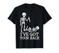 Halloween Skeletons Ive Got Your Back Costume Men Women Kids T-Shirt