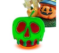 Halloween Skull Apples Night Light - Candy Apples Night Light Halloween Decoration,Seasonal Festive Spooky Nightlight for Haunted House Party Shelf Table Bedroom Kitchen