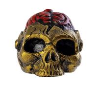 Halloween Skull, Brain Design Prank Sound Maker, Decorative Warning Instrument for Adults, Hiking, Outdoor, Adventure