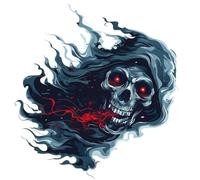 Halloween Skull Car Sticker Car Rear Window Sticker Skull