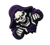 Halloween Skull Car Sticker Car Rear Window Sticker Skull 3D