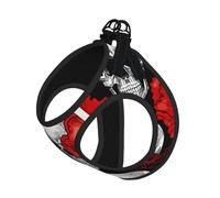 Halloween Skull Compact Pet Suspender Vest-The Perfect Small Pet For A Comfortable Walk