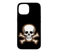 Halloween Skull Crossbones Kids Spooky Pirate Graphic Case for iPhone 15