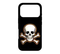Halloween Skull Crossbones Kids Spooky Pirate Graphic Case for iPhone 17 Pro