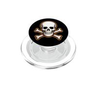 Halloween Skull Crossbones Kids Spooky Pirate Graphic PopSockets PopGrip for MagSafe