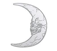 Halloween Skull Moon Shaped Border Frame Die-Cuts Carbon Steel Decorative Embossing Paper for Craft Scrapbooking Craft Scrapbooking Halloween Skull Moon Die-cuts Frame Embossing Paper Cards